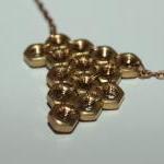 Honeycomb Shape Necklace