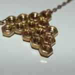 Honeycomb Shape Necklace